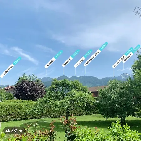 Almaubayern - Mit Bergblick Und Grossem Garten Feriehus *