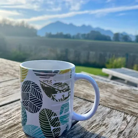 Feriehus Almaubayern - Mit Bergblick Und Grossem Garten Übersee