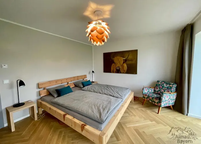Almaubayern - Mit Bergblick Und Grossem Garten Tatil Evi